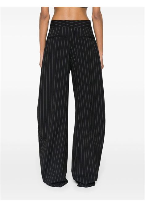 Blue Gary pinstripe trousers - women THE ATTICO | 241WCP102E067596